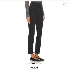 Paige Ultra High Rise Cindy In Black Pants Jeans Size 28